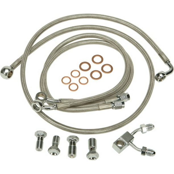 HardDrive HD-1004-BK Black Brake line Kit HardDrive HD-1004-BK Black Brake line Kit